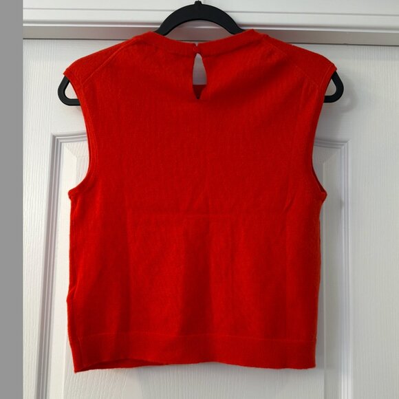 NWT J. Crew Featherweight Cashmere-blend Cropped Sweater Shell (Small) - Picture 5 of 6